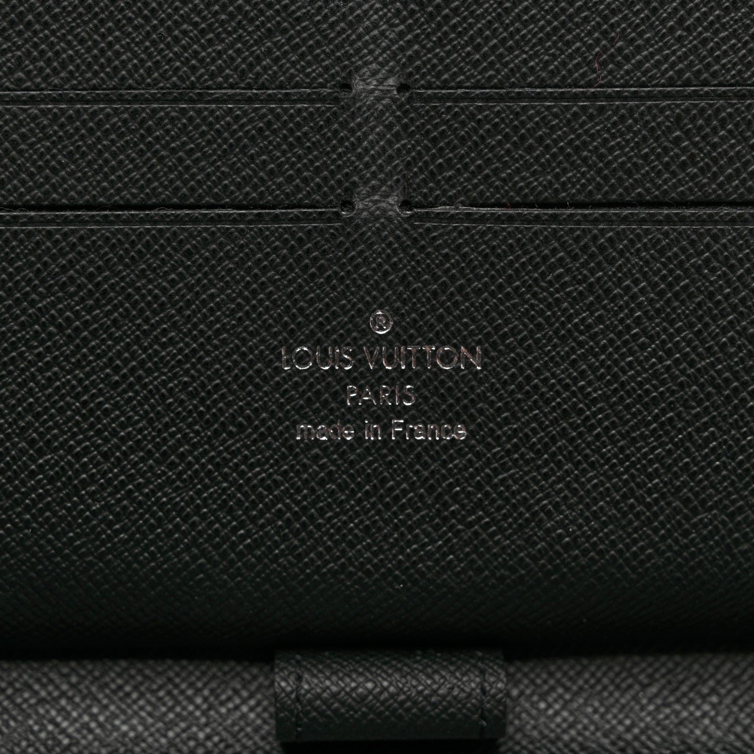 Louis Vuitton Epi Zippy Organizer Wallet Black 6 of 7