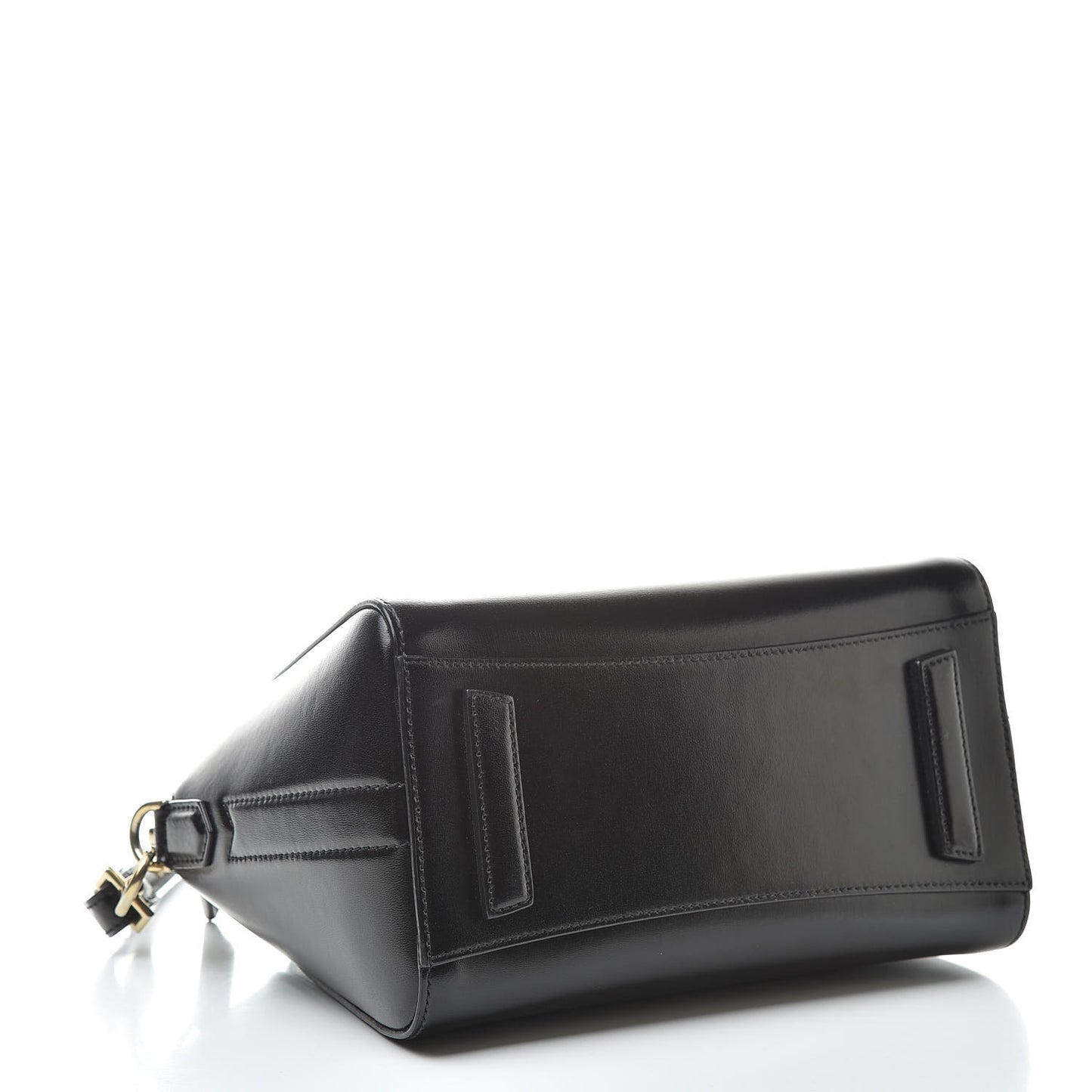 Shiny Lord Calfskin Mini Antigona Black