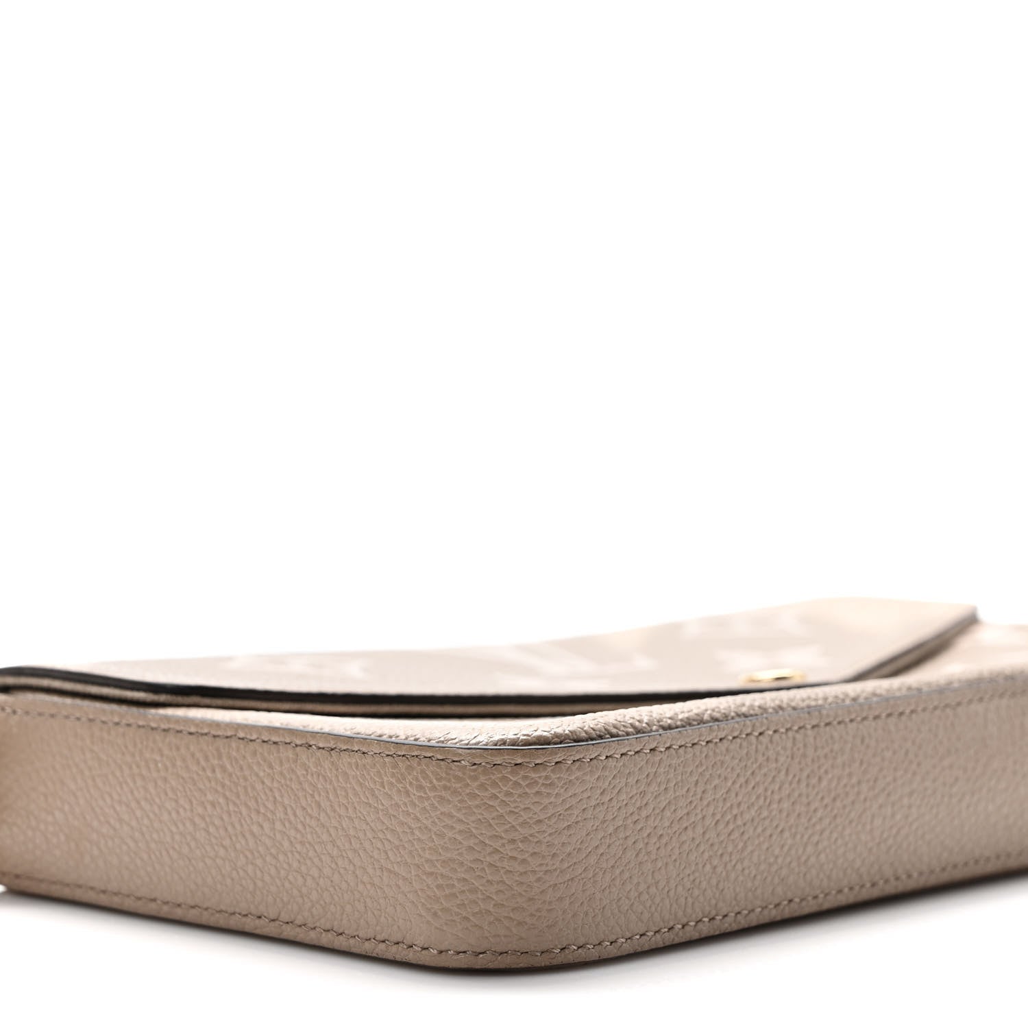 Louis Vuitton Empreinte Monogram Giant Felicie Pochette Tourterelle Creme 7 of 8