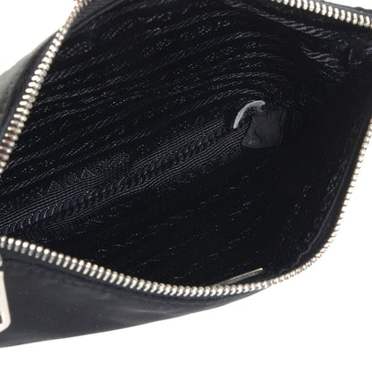 Prada Tessuto Nylon Saffiano Skull Cosmetic Pouch Nero Black 6 of 10