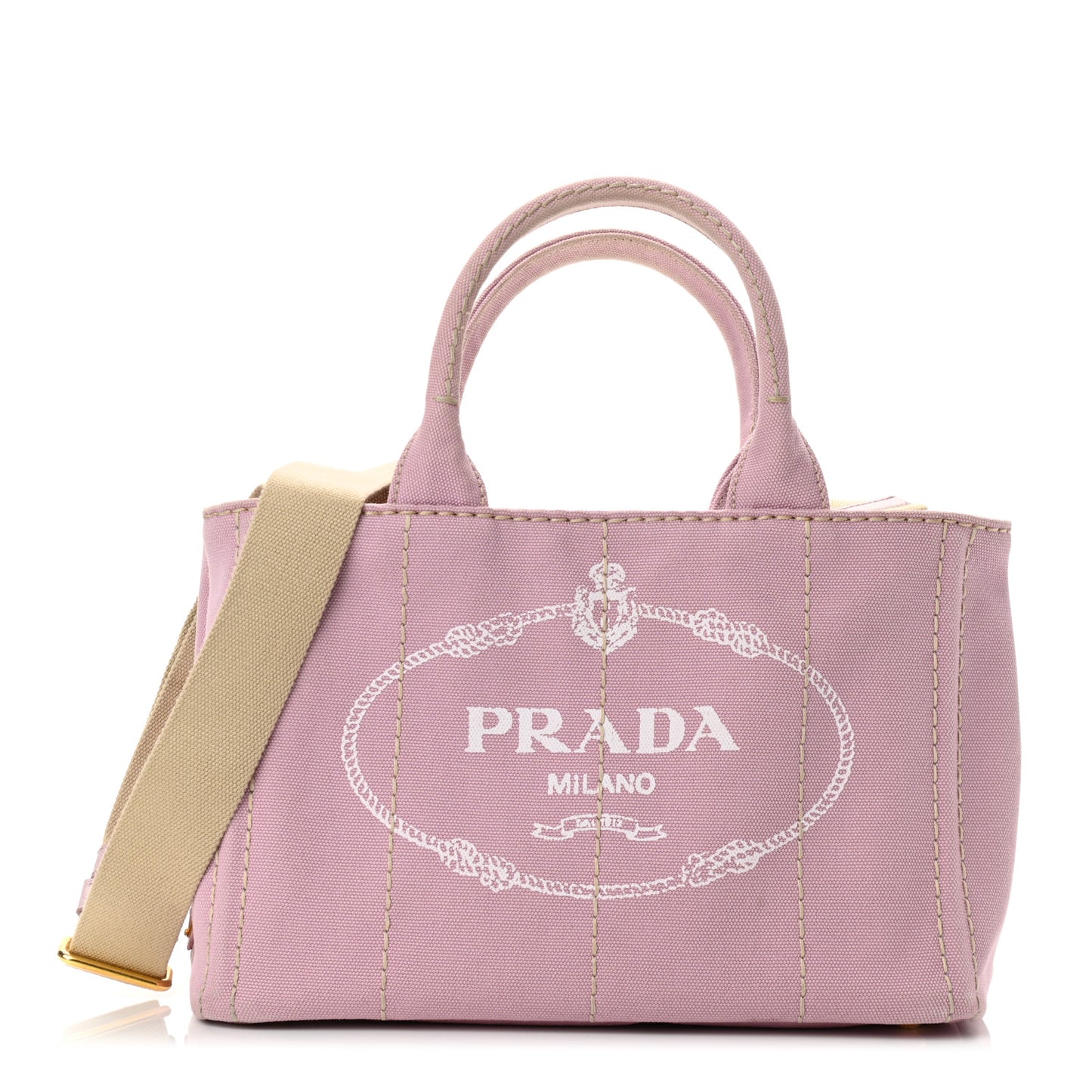 Canapa Small Logo Tote Alabastro