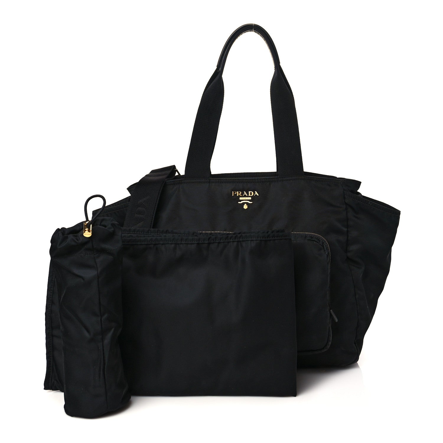 Prada Tessuto Nylon Vela Diaper Bag Black 1 of 10