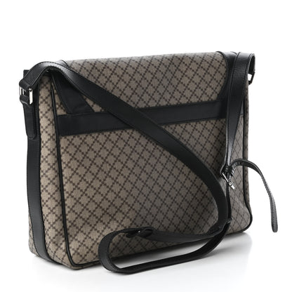 Gucci Diamante Large Flap Messenger Bag Beige Black 3 of 11