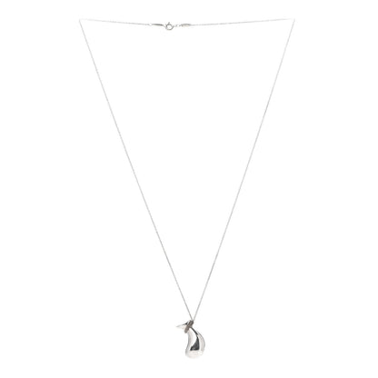 Tiffany Sterling Silver Elsa Peretti Bottle Jug Pendant Necklace 3 of 7