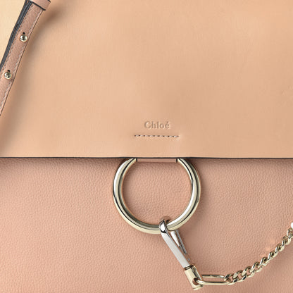 Chloe Calfskin Medium Faye Shoulder Bag Blush Nude 9 of 9