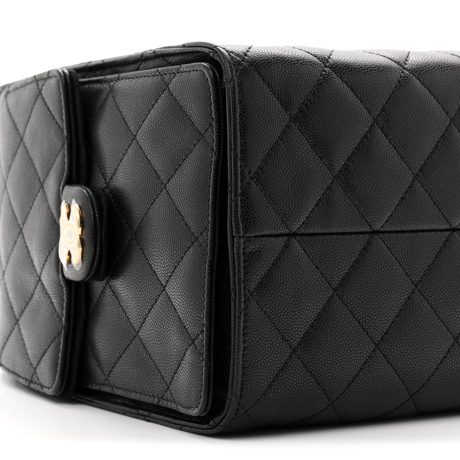 Chanel Caviar Quilted Medium Chanel 25 Handbag Black 10 of 12