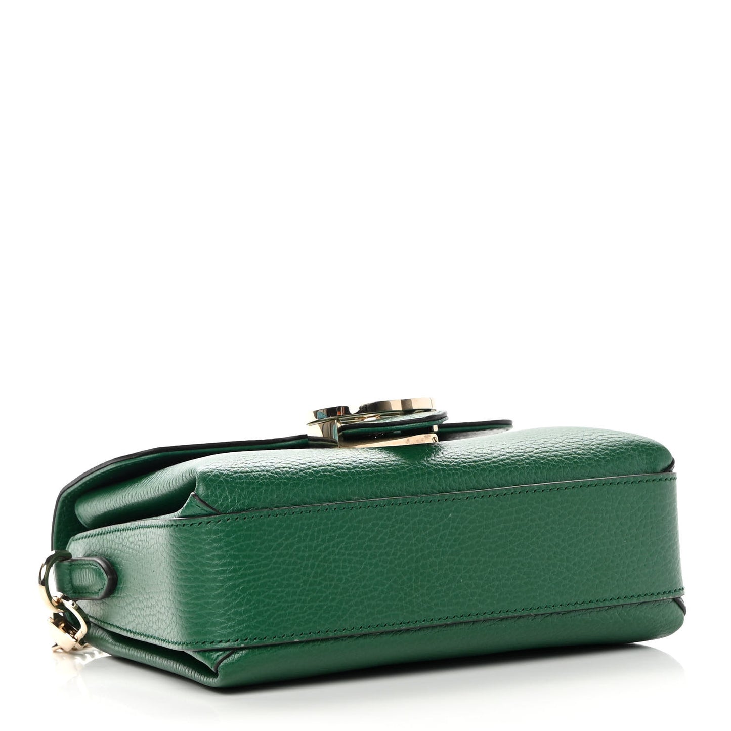 Dollar Calfskin Interlocking G Crossbody Bag Emerald