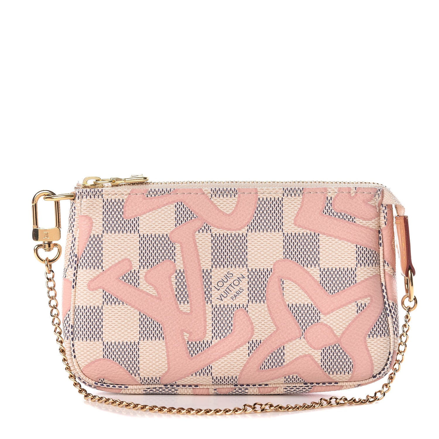 Louis Vuitton Damier Azur Tahitienne Mini Pochette Accessories 1 of 13