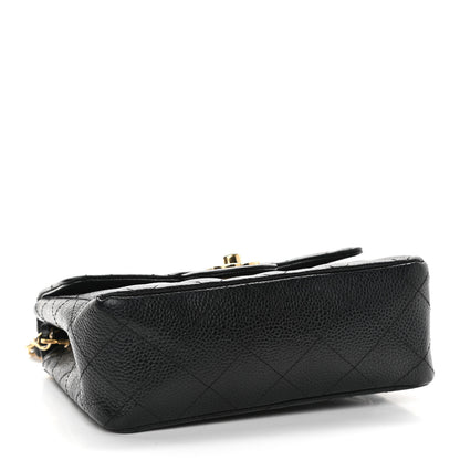 Chanel Caviar Quilted Mini Square Flap Black 4 of 9