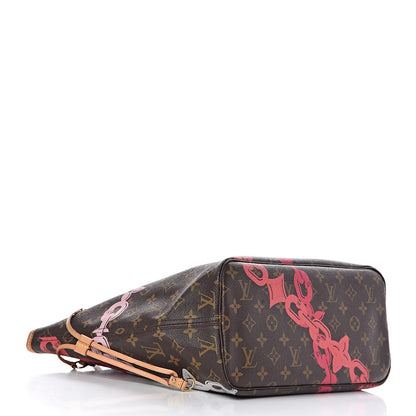 Louis Vuitton Monogram Bay Neverfull MM Rose Ballerine Poppy 4 of 13