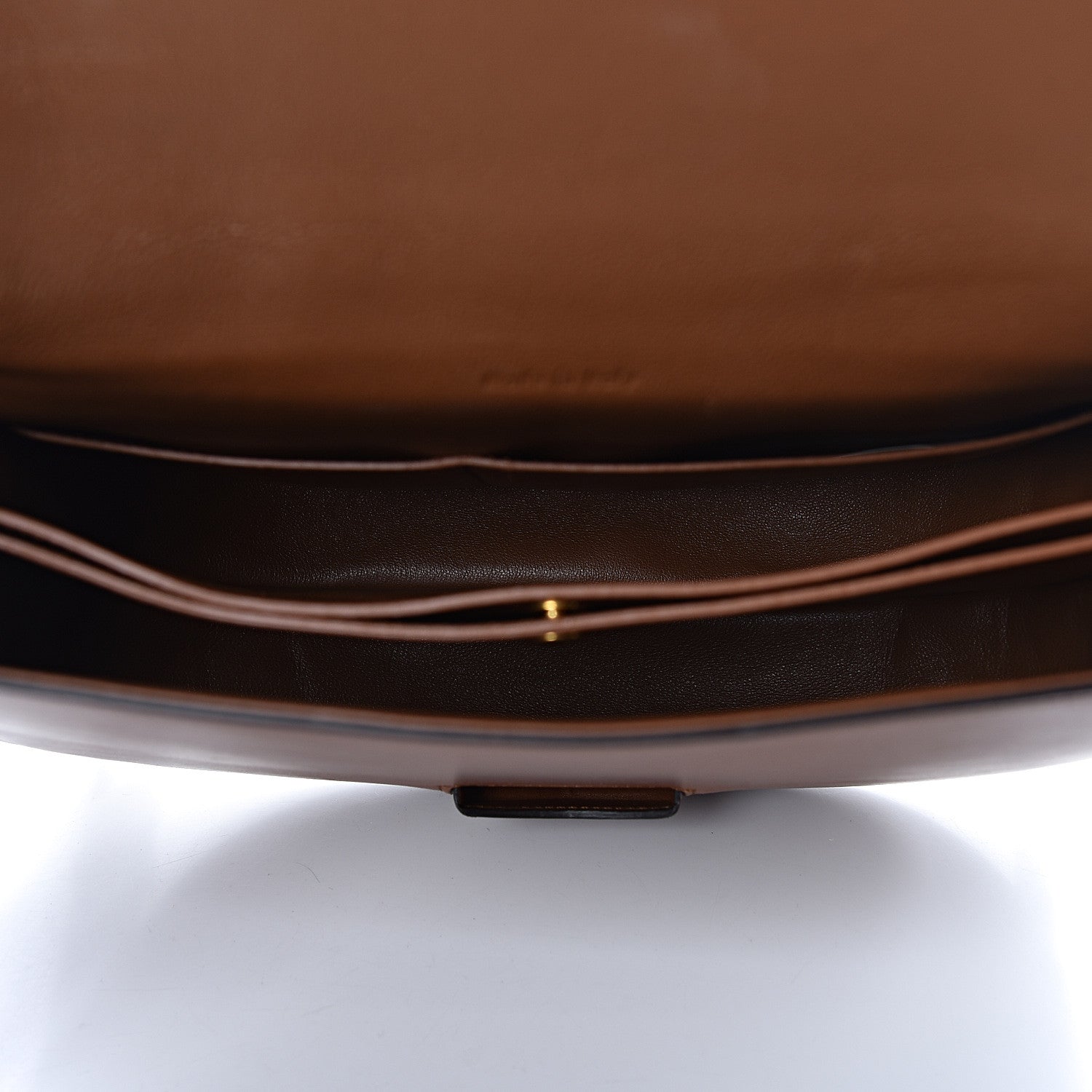 Celine Supersoft Calfskin Medium Trotteur Caramel 5 of 10