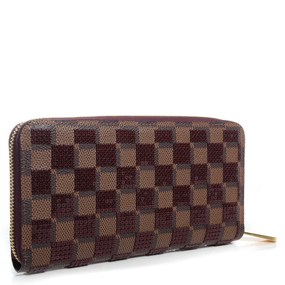 Louis Vuitton Damier Paillettes Zippy Wallet Red 3 of 8