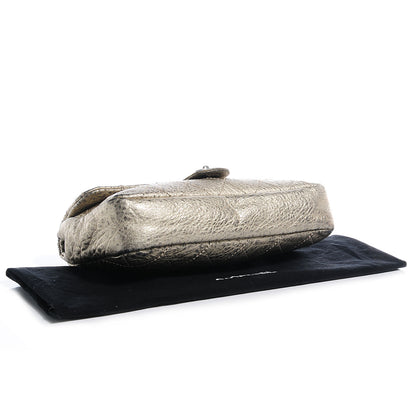 Chanel Distressed Lambskin Le Marais Ligne Flap Gold 4 of 8