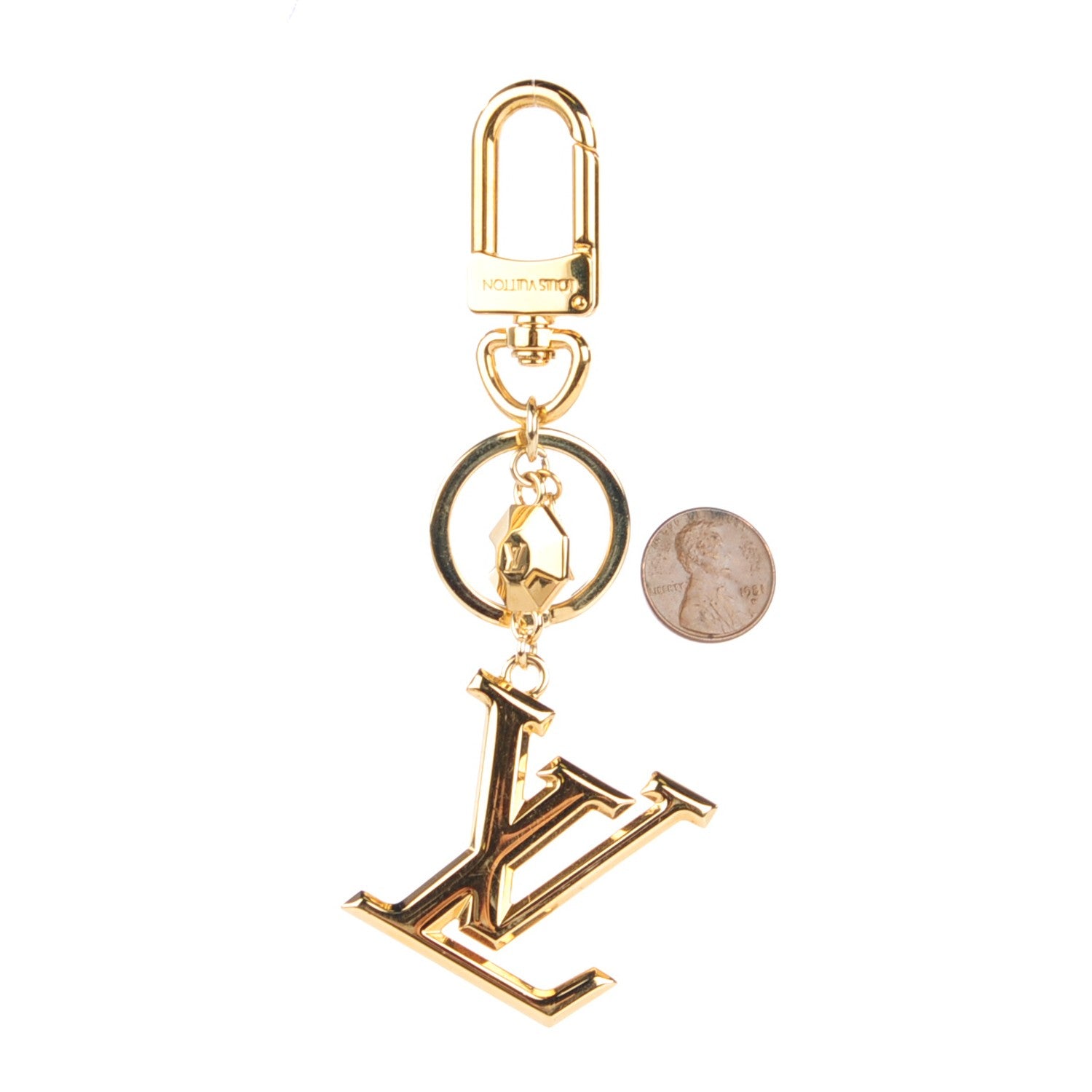 Louis Vuitton LV Facettes Key Holder Gold 2 of 5