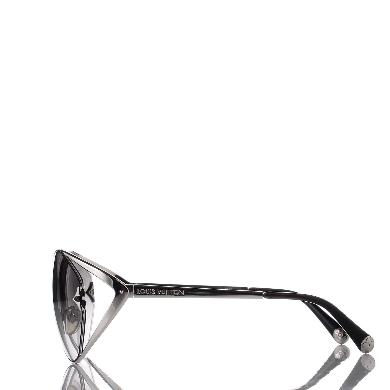 Louis Vuitton Laurel Round Sunglasses Z0411U Silver 3 of 7
