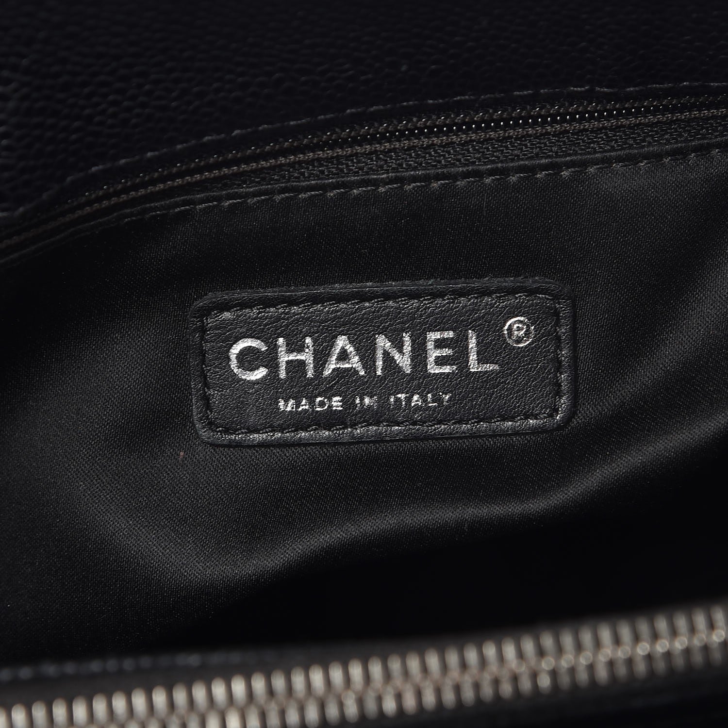 Chanel Caviar Quilted Grand Shopping Tote GST Black 6 of 14