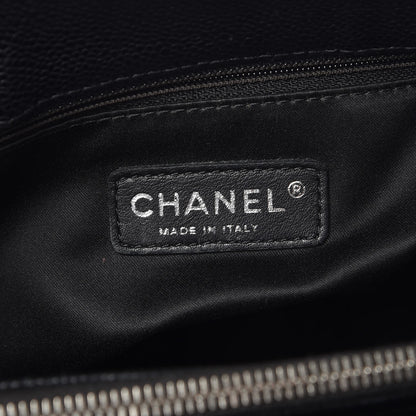 Chanel Caviar Quilted Grand Shopping Tote GST Black 6 of 14