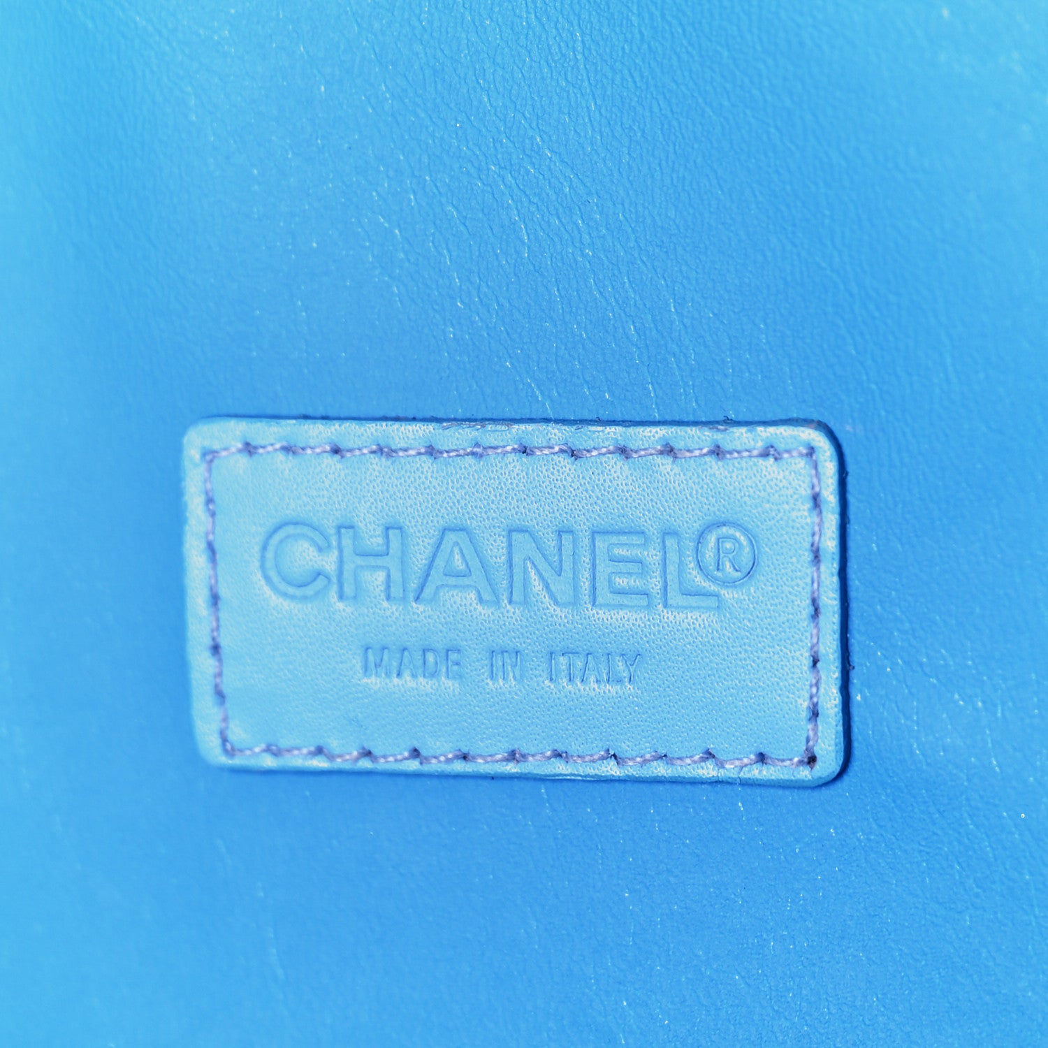 Chanel Nylon Sports Backpack Blue Orange 6 of 11