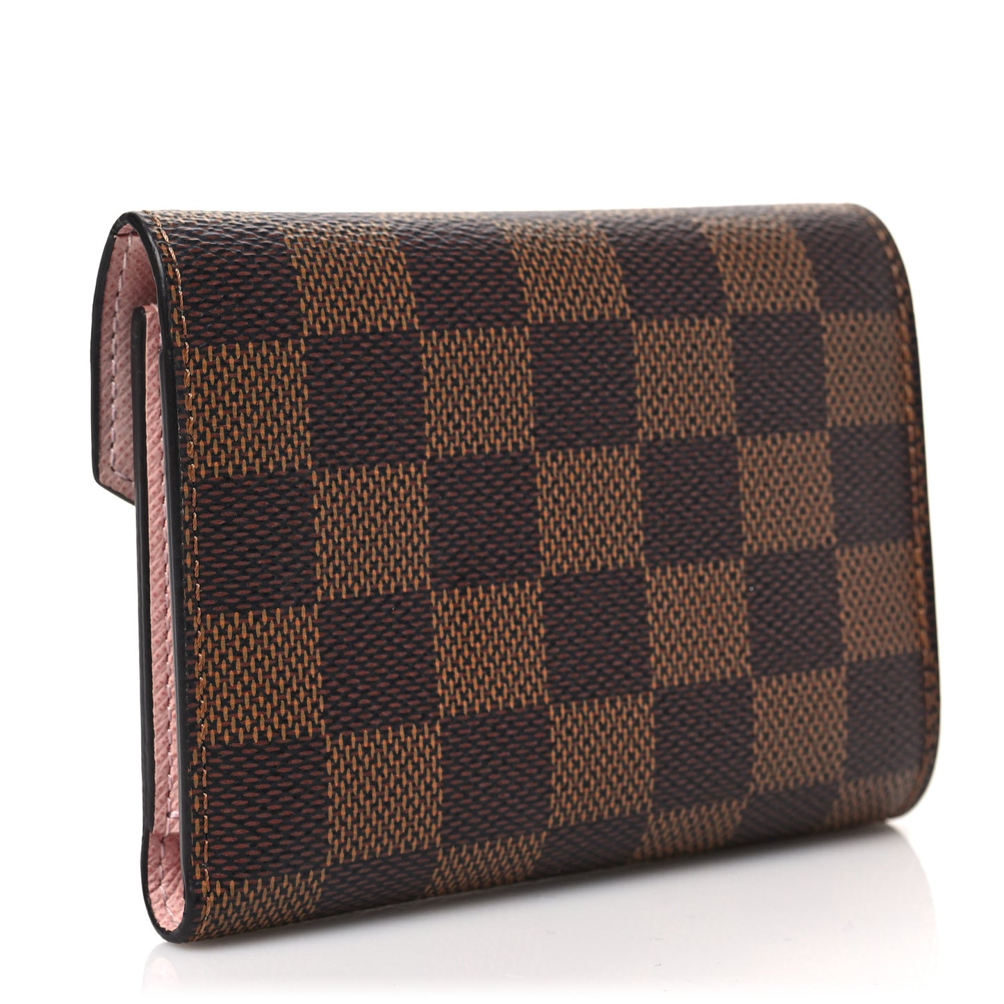 Damier Ebene Victorine Wallet Rose Ballerine