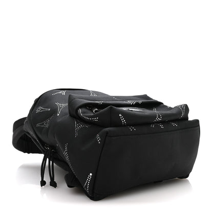 Balenciaga Canvas Crystal Embellished Eiffel Tower Explorer Backpack S Black 3 of 9