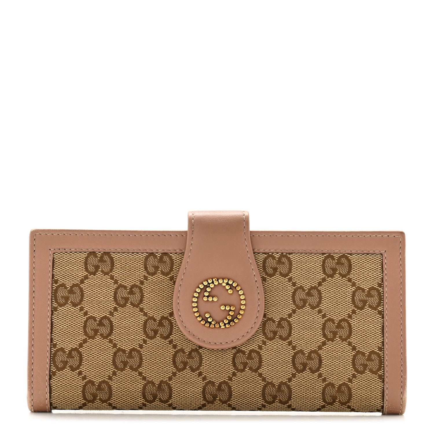 Gucci Monogram Scarlett Continental Wallet Beige 1 of 12