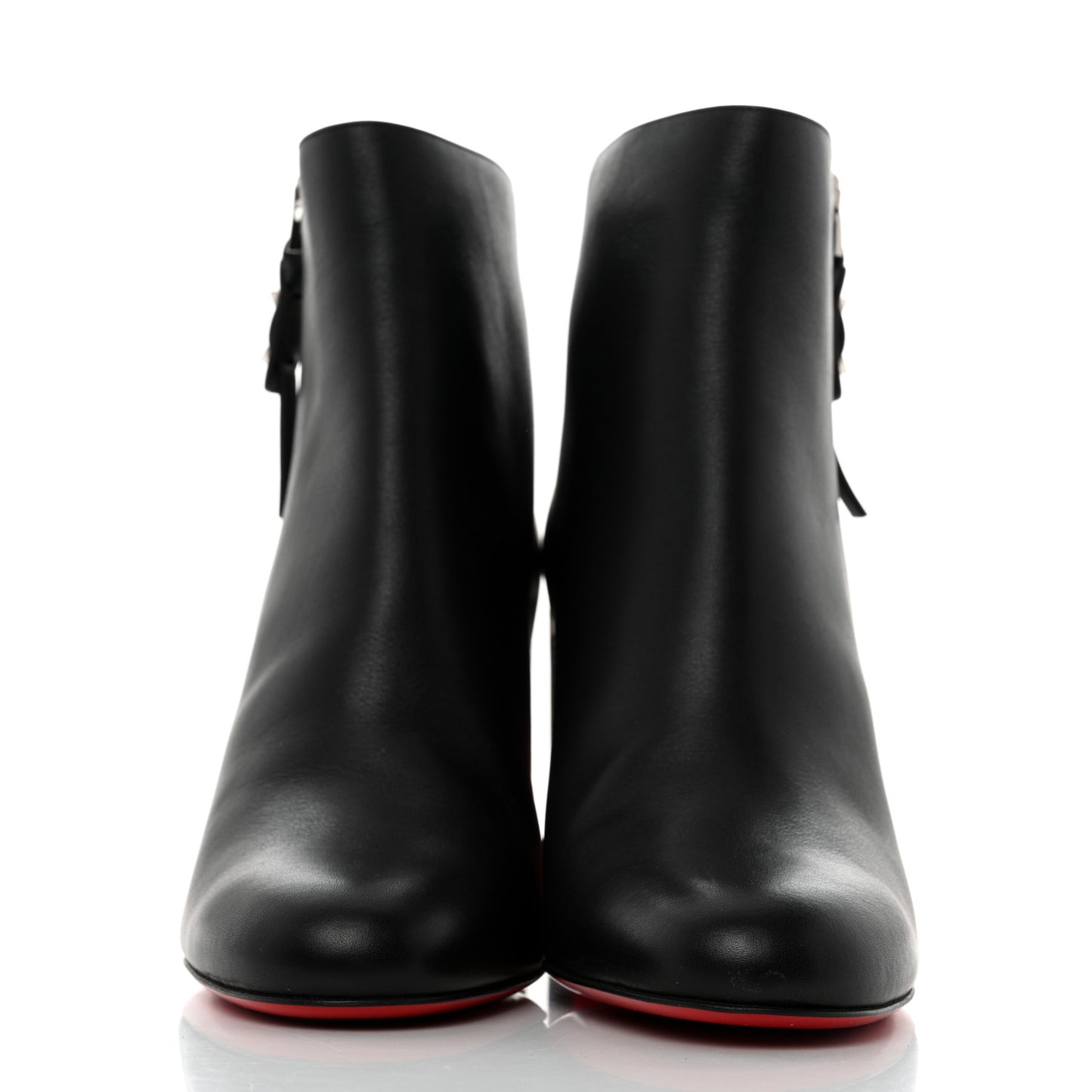 Calfskin Ziptotal 85 Ankle Boots 40 Black