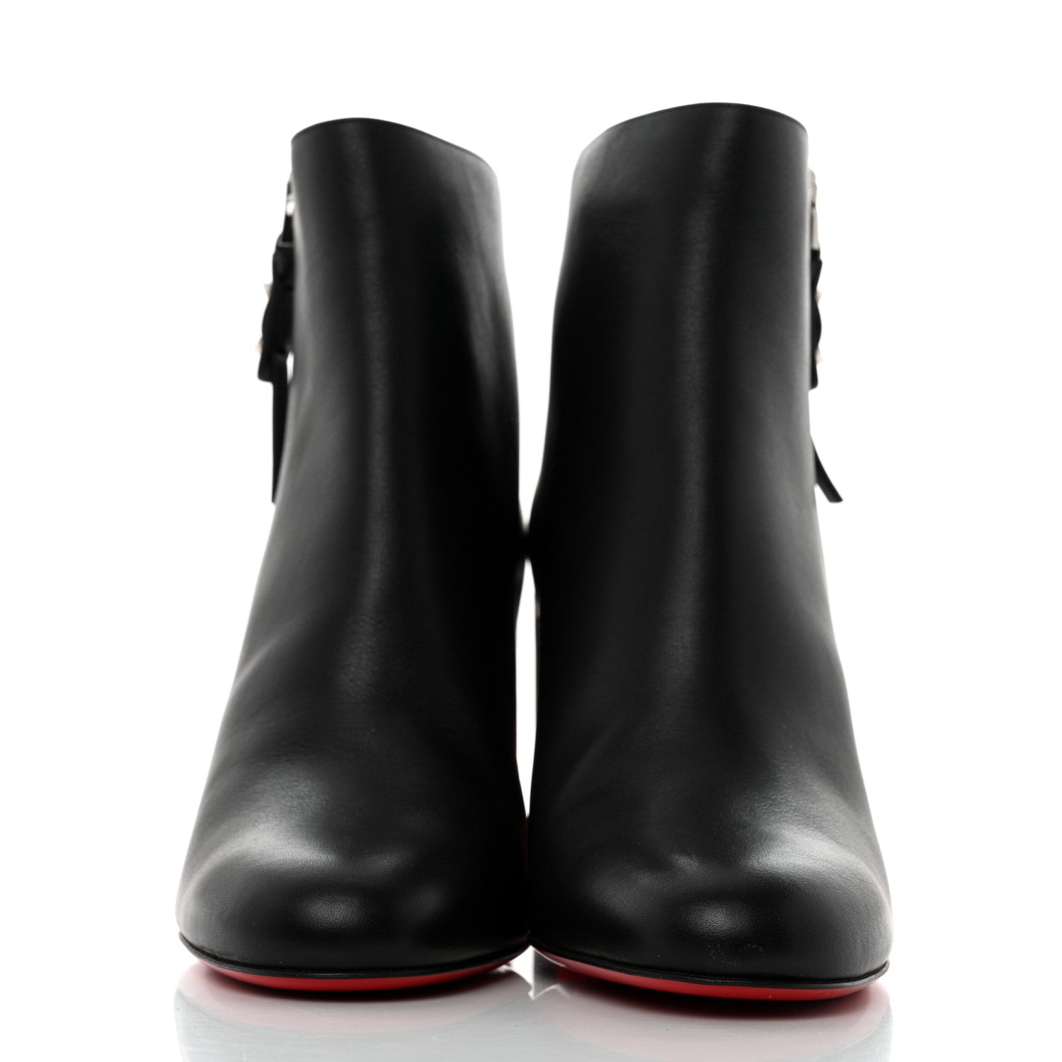 Christian Louboutin Calfskin Ziptotal 85 Ankle Boots 40 Black 2 of 7
