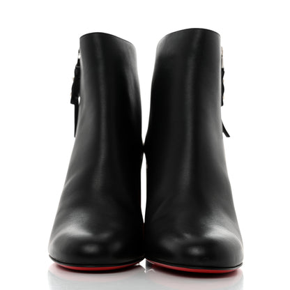 Christian Louboutin Calfskin Ziptotal 85 Ankle Boots 40 Black 2 of 7