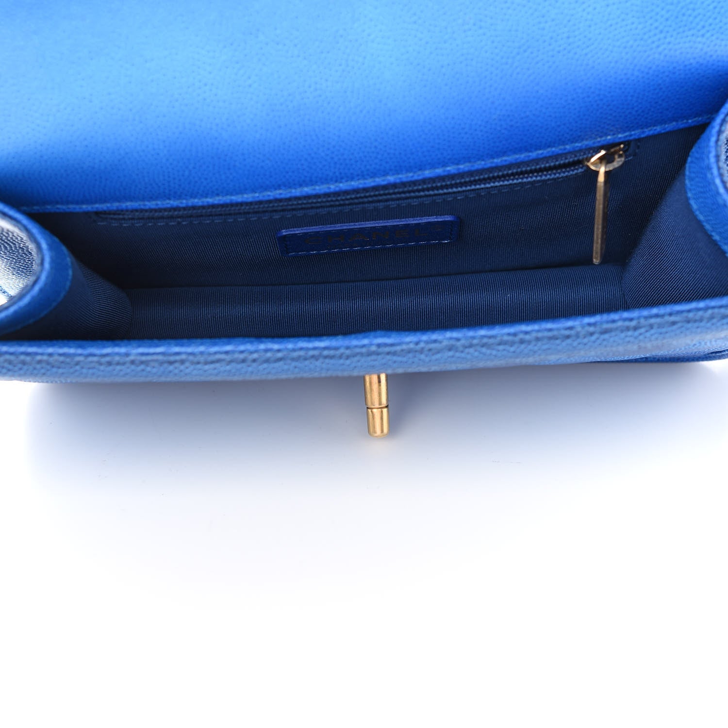 Chanel Caviar Quilted Small Sunset On The Sea Flap Blue 5 of 9