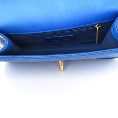 Chanel Caviar Quilted Small Sunset On The Sea Flap Blue 5 of 9