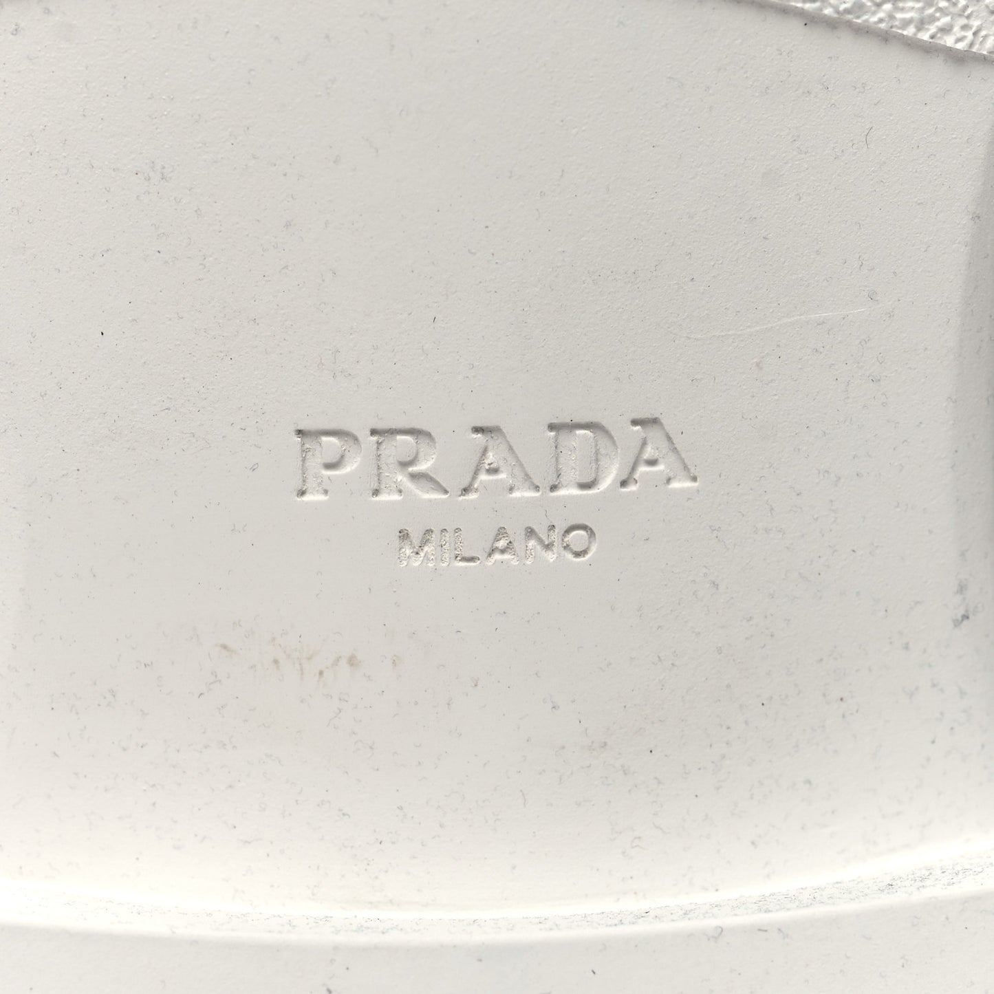 Spazzolato Metal Triangle Logo 50mm Loafers 39.5 White