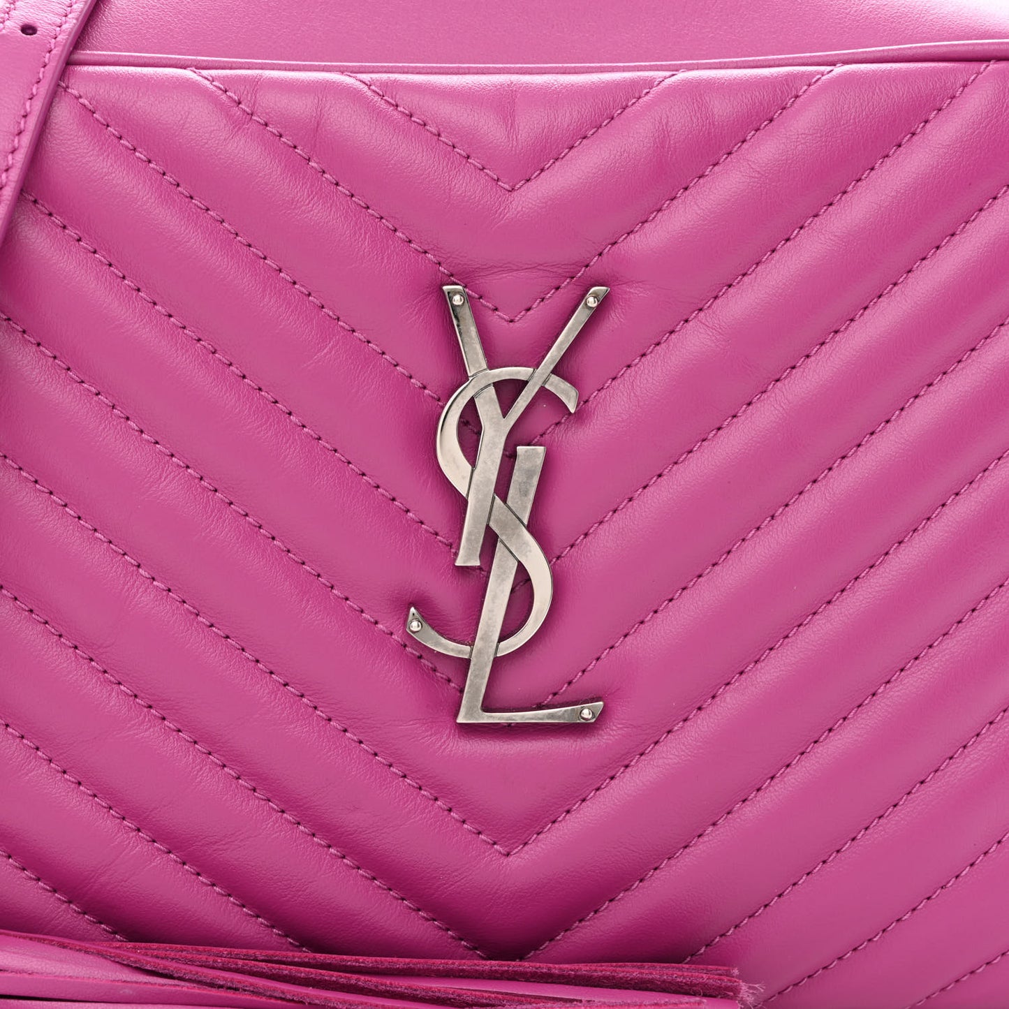 Calfskin Matelasse Monogram Lou Camera Bag Electric Fuchsia