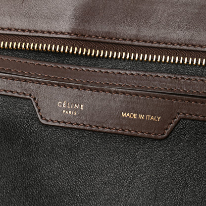 Celine Shearling Calfskin Medium Trapeze Grey 6 of 10