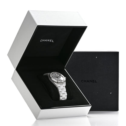 Chanel Stainless Steel Ceramic 38mm J12 Automatic Watch White White 5 of 5