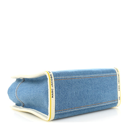 Marc Jacobs Denim Canvas Small Chain Bag Blue Light Wash 4 of 10