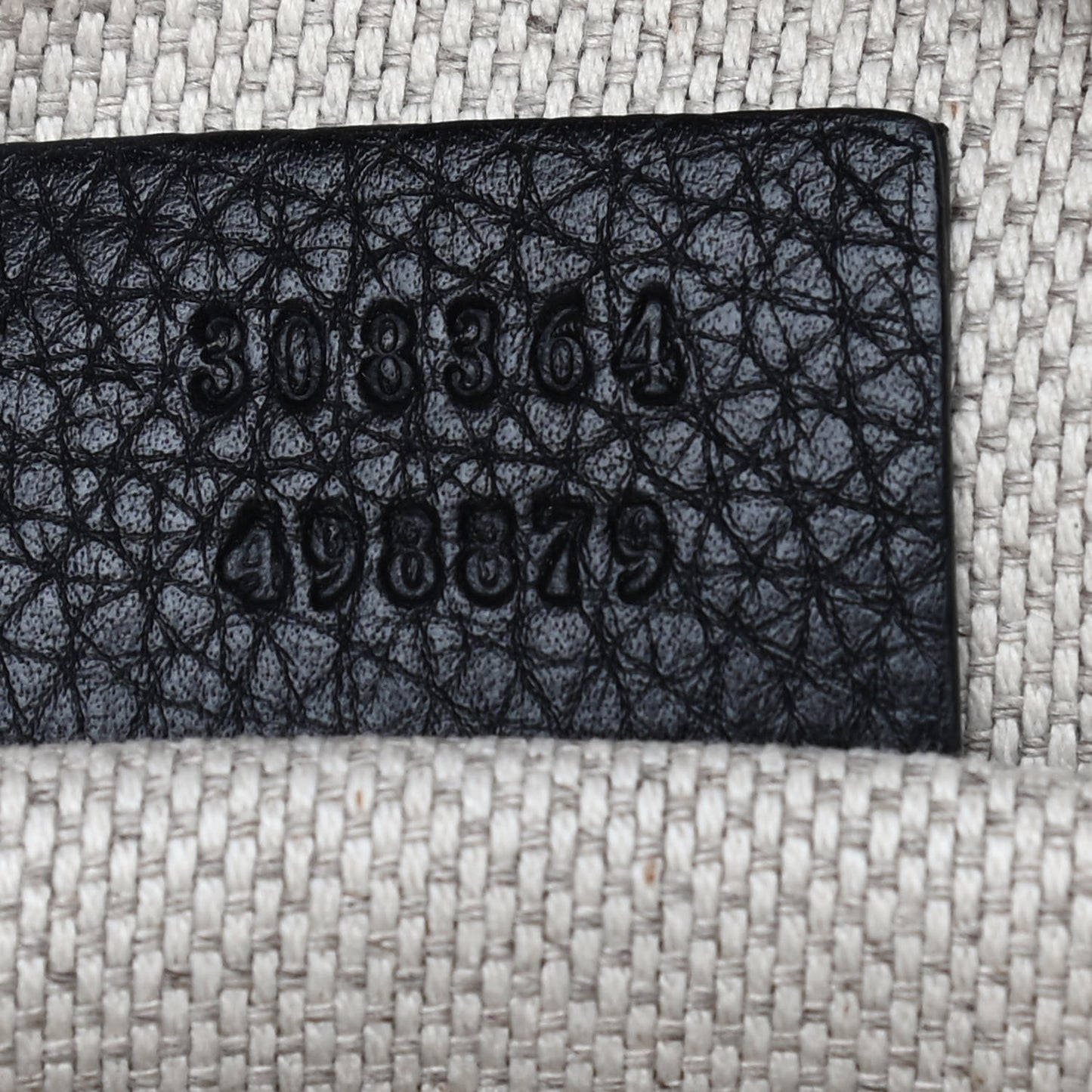 Pebbled Calfskin Small Soho Disco Bag Black