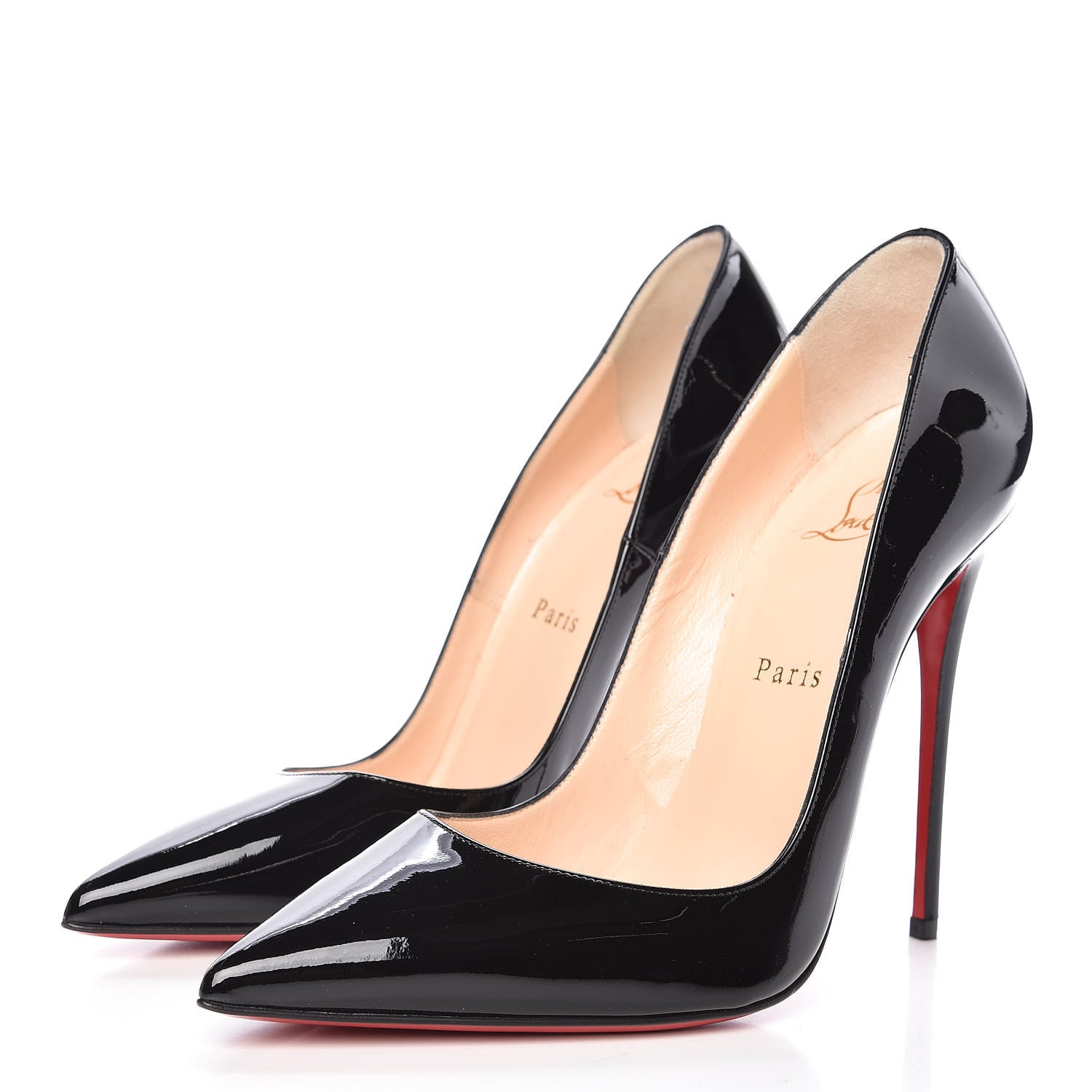 Christian Louboutin Patent So Kate 120 Pumps 38.5 Black 3 of 7