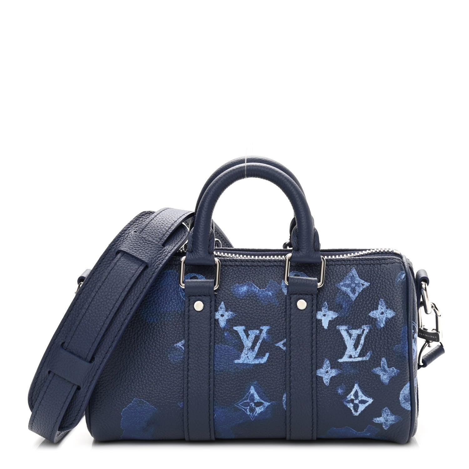 Louis Vuitton Monogram Ink Watercolor Keepall XS Blue 1 of 9