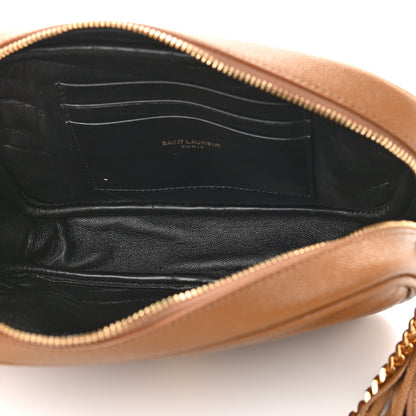 Saint Laurent Grain De Poudre Matelasse Monogram Mini Lou Camera Bag Dune 5 of 9