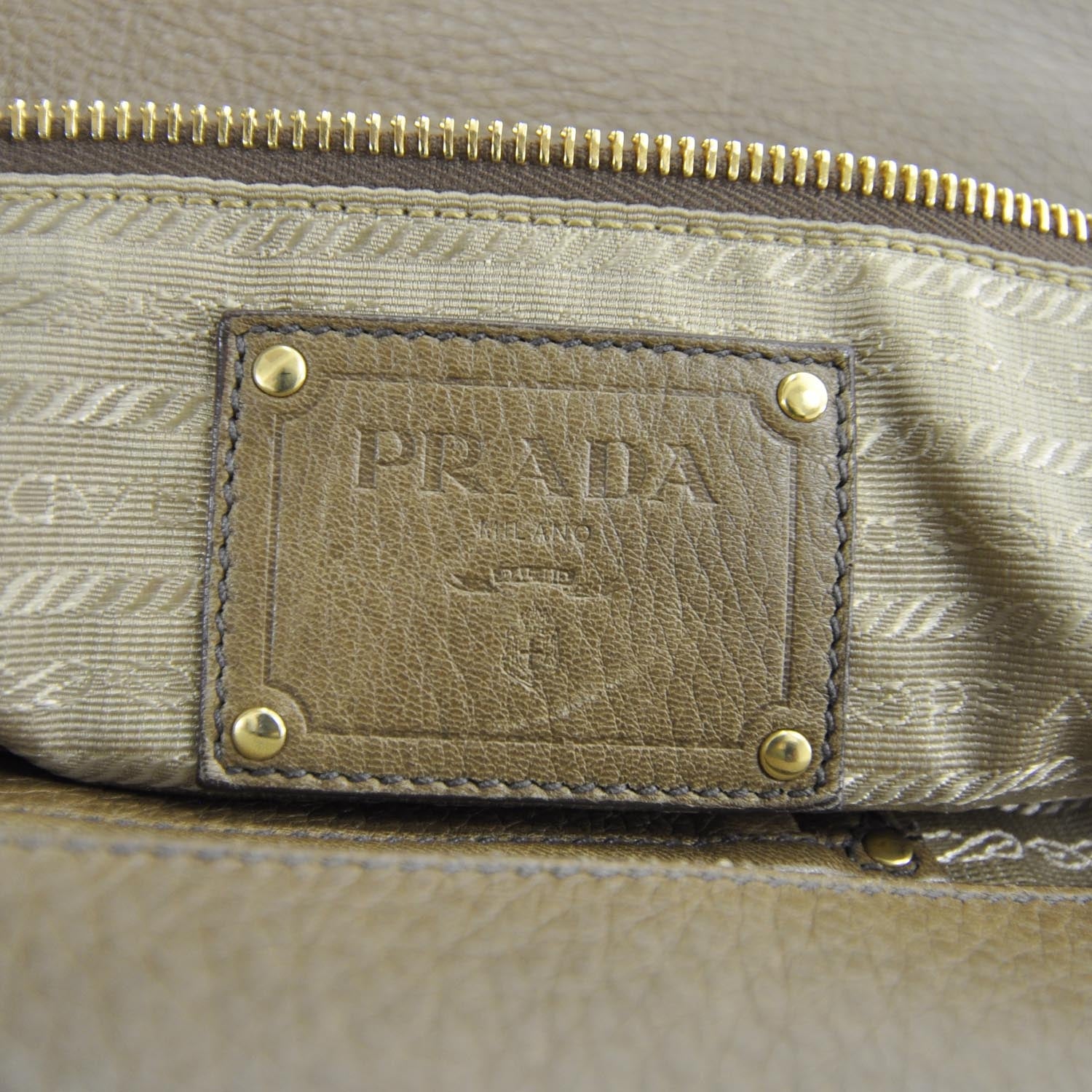 Prada Cervo Deerskin Large Frame Satchel 7 of 9