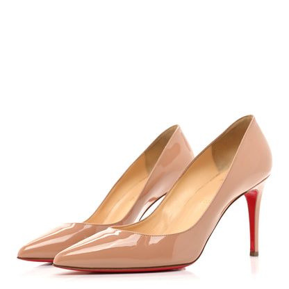 Christian Louboutin Patent Pigalle Follies 85 Pumps 40 Nude 3 of 12