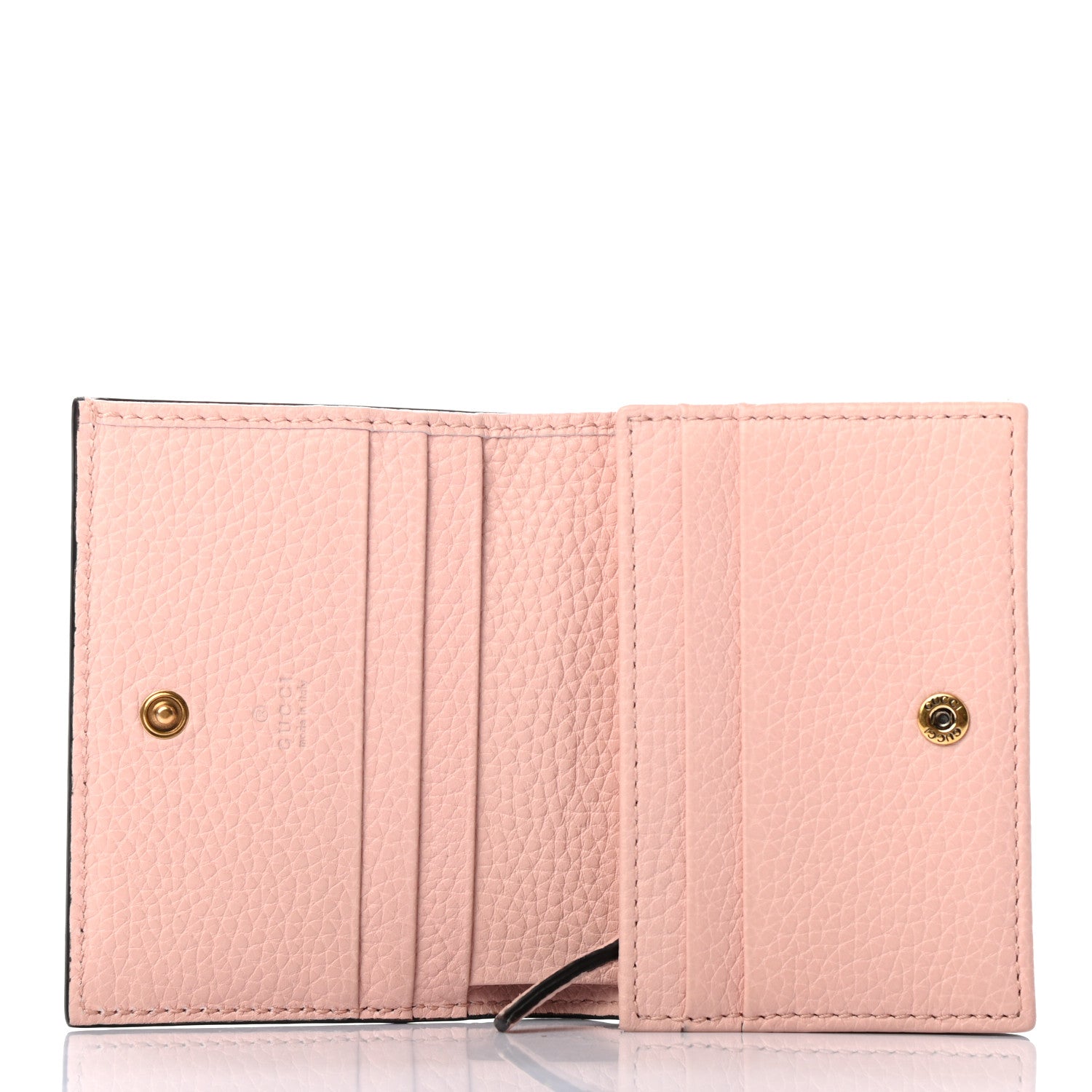 Gucci Cellarius Calfskin Blind for Love Animalier Card Case Perfect Pink 5 of 7
