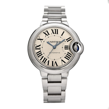 Cartier Stainless Steel 33mm Ballon Bleu De Cartier Automatic Watch 1 of 5