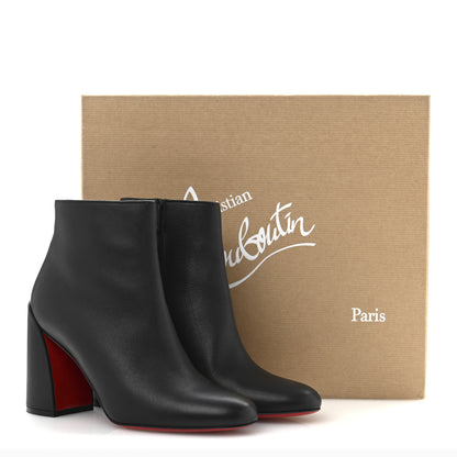 Christian Louboutin Calfskin Turela 85 Ankle Boots 36 Black 9 of 9