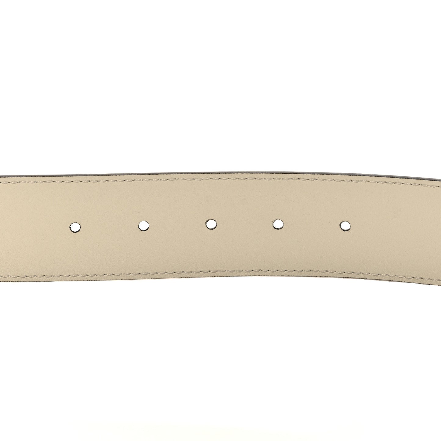 Calfskin Double G 40mm Belt 85 34 Mystic White