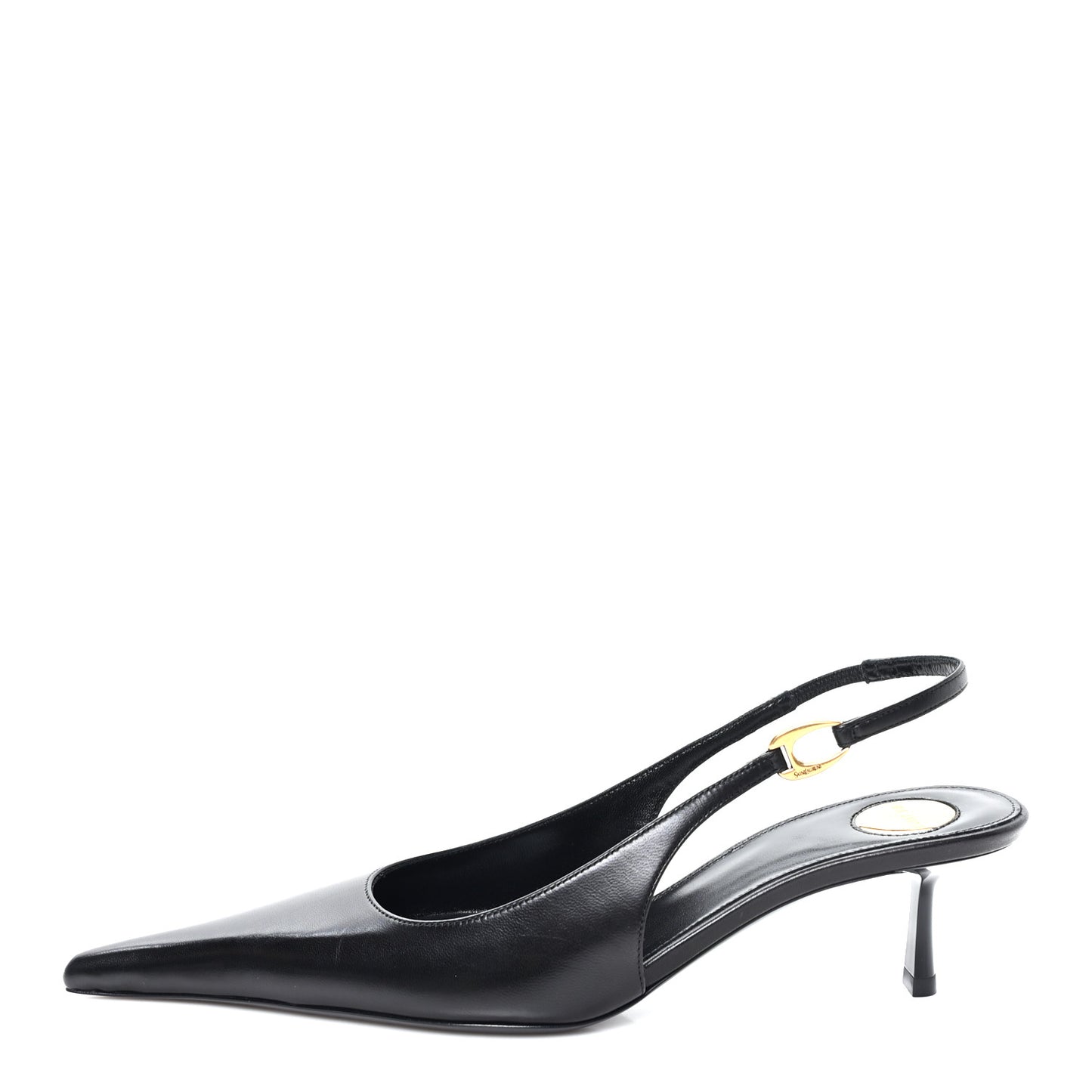 Nappa Giannutri Vendome Slingback 50mm Pumps 37.5 Black