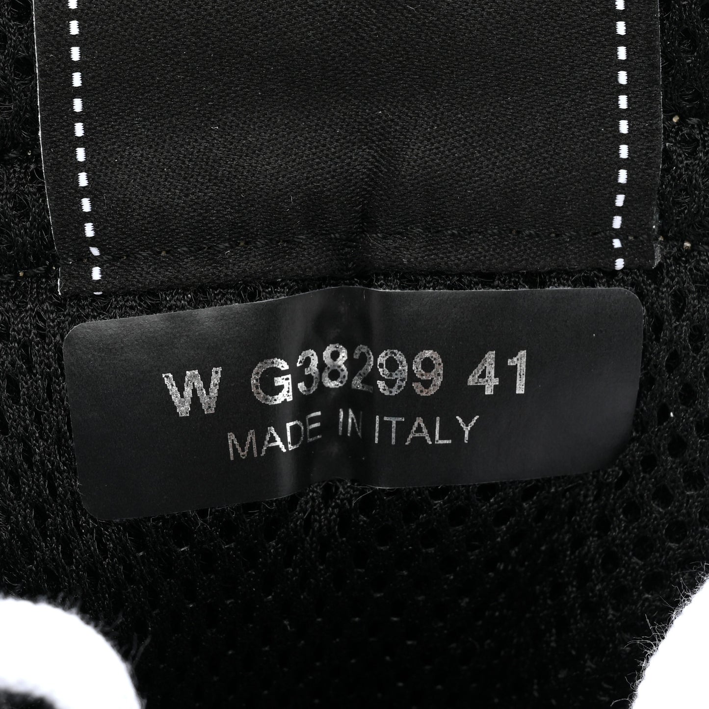 Mesh Suede Calfskin Grained Calfskin Womens CC Sneakers 41 White Black