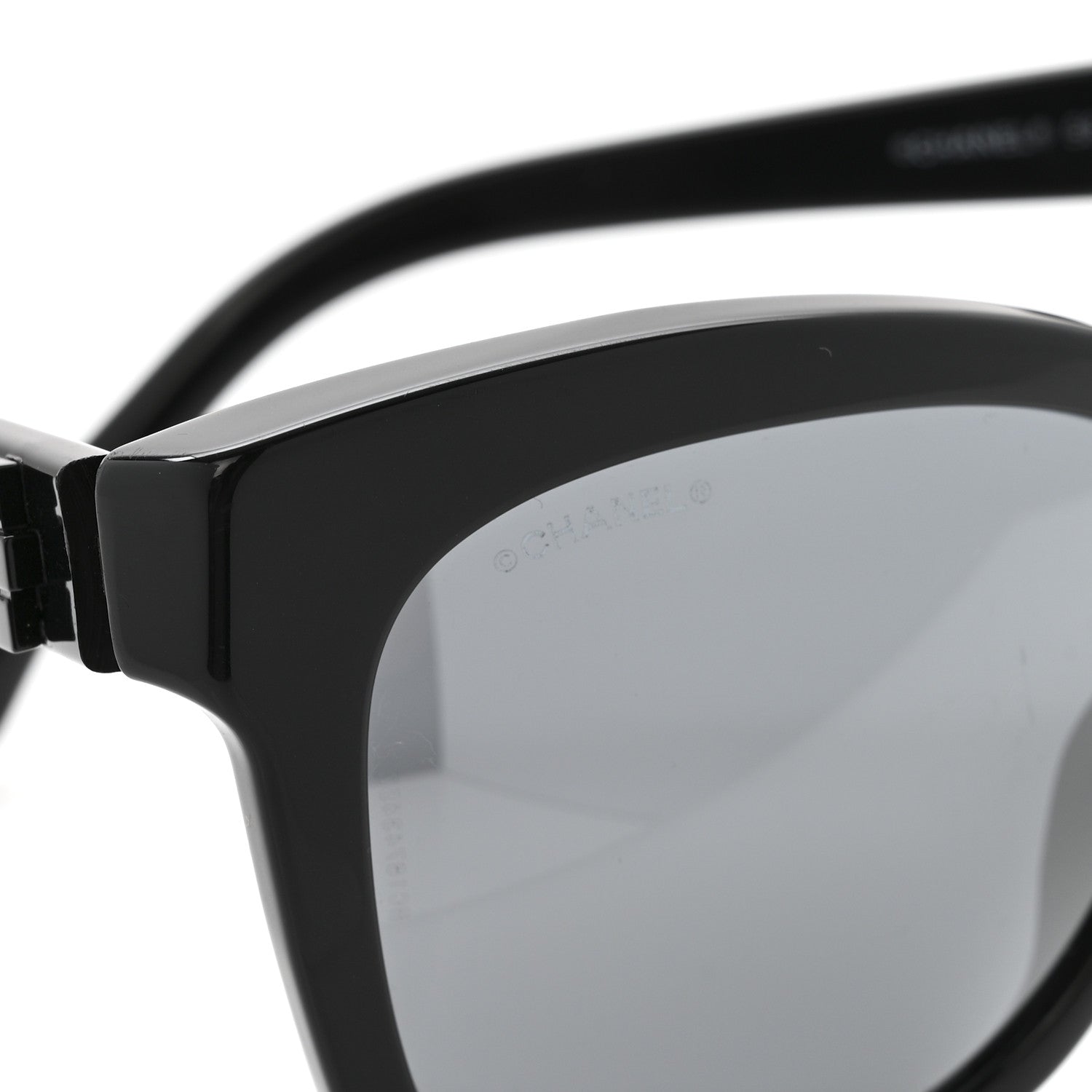 Chanel Acetate CC Butterfly Signature Sunglasses 5313 Black 8 of 9