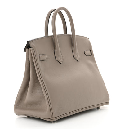 Hermes Taurillon Novillo Birkin 25 Gris Asphalte 3 of 12