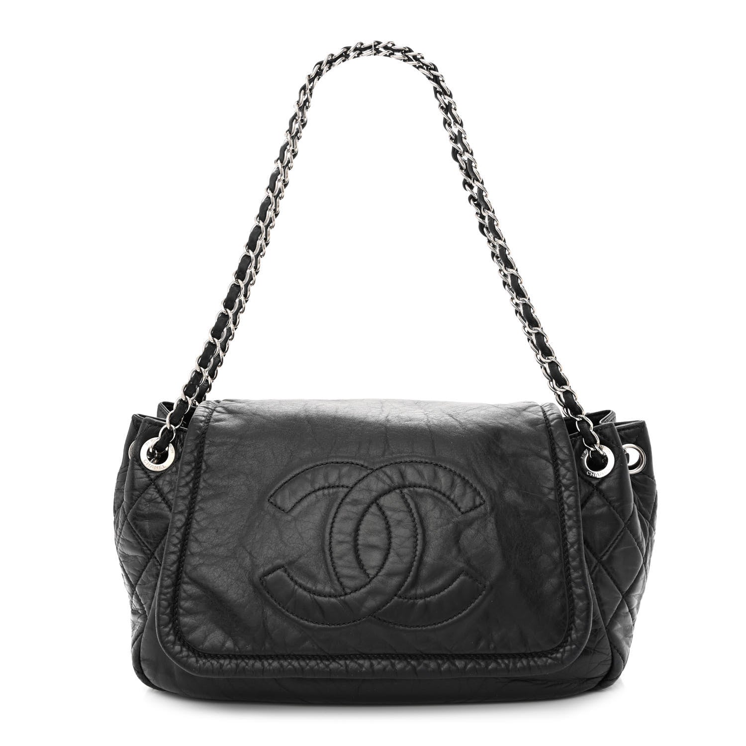 Chanel Lambskin Medium Rock and Chain Flap Black 1 of 13